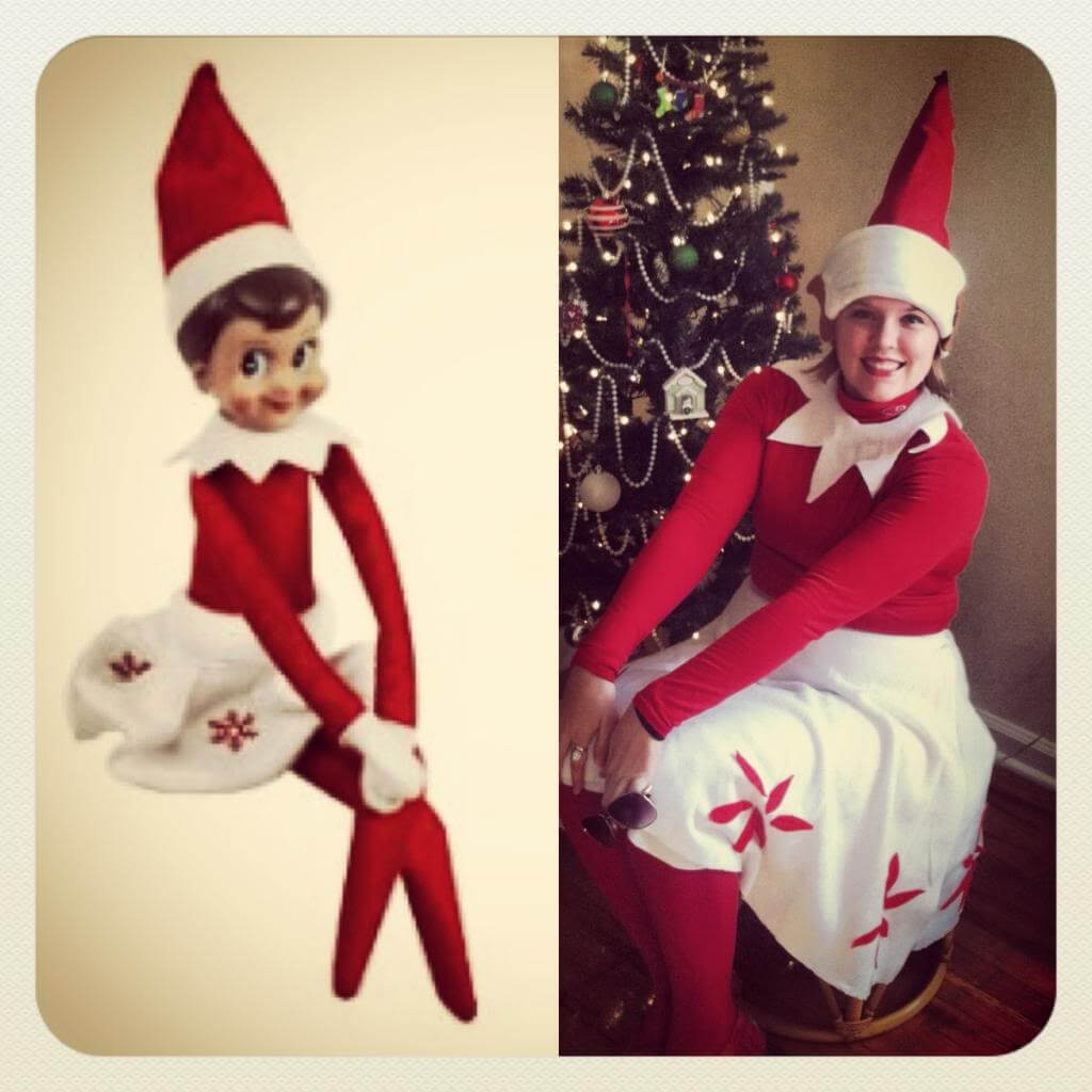 Beyond The Stoop - Life in Jersey City: elf on the shelf at santacon nyc